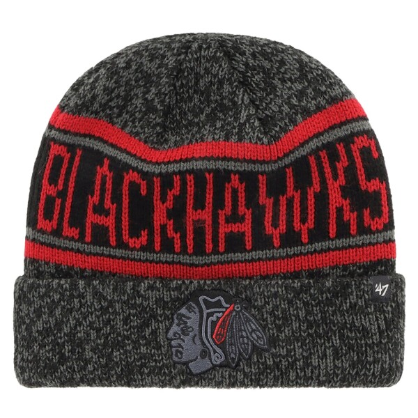 47 Brand Pánská zimní čepice Chicago Blackhawks NHL McKoy ’47 CUFF KNIT