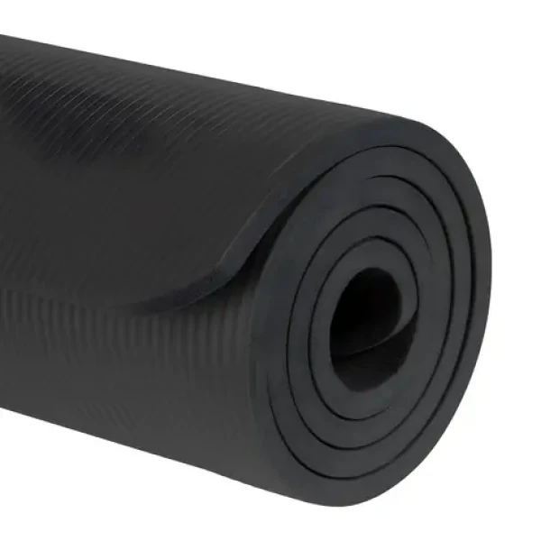 REBEL Podložka na cvičení Active černá / 183 x 61 cm / tloušťka 6 mm (RBA-3152-BK)