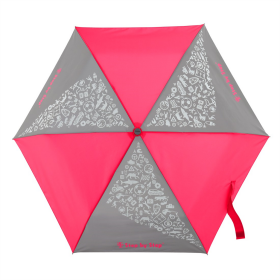 Dětský skládací deštník neonová růžová