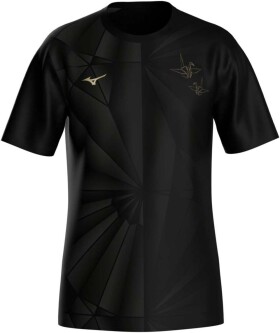 Běžecké tričko Mizuno Active DryAeroFlow Graphic Short Sleeve Tee J2GAD05490 Velikost textilu: L