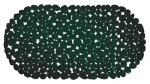MSV GALETS protiskluzová podložka do vany tmavě zelená / PVC / 35 x 68 cm