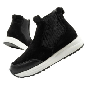 Scholl Beverly Bootie dámské kotníkové boty kožené černé dámské 39