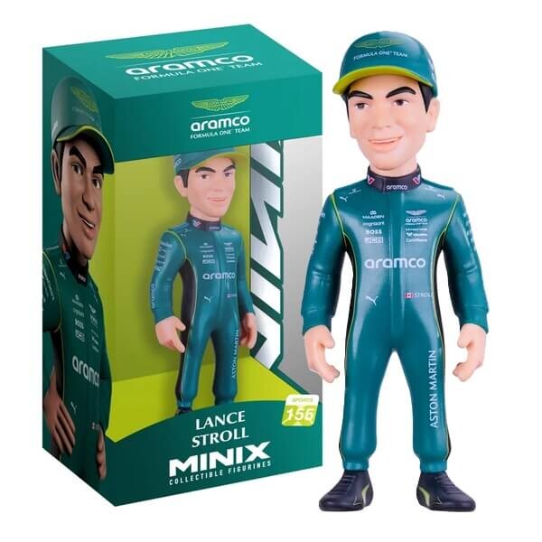 Figurka F1 Minix 156 S2 Aramco Aston Martin - Lance Stroll