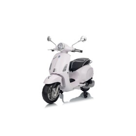 Mamido Dětský elektrický skútr Vespa ROMA bílý