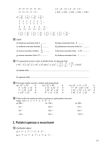 Matematika pro základní školy Algebra