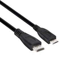 Club3D HDMI kabel Zástrčka HDMI Mini-C, Zástrčka HDMI-A 1.00 m černá CAC-1350 4K UHD HDMI kabel