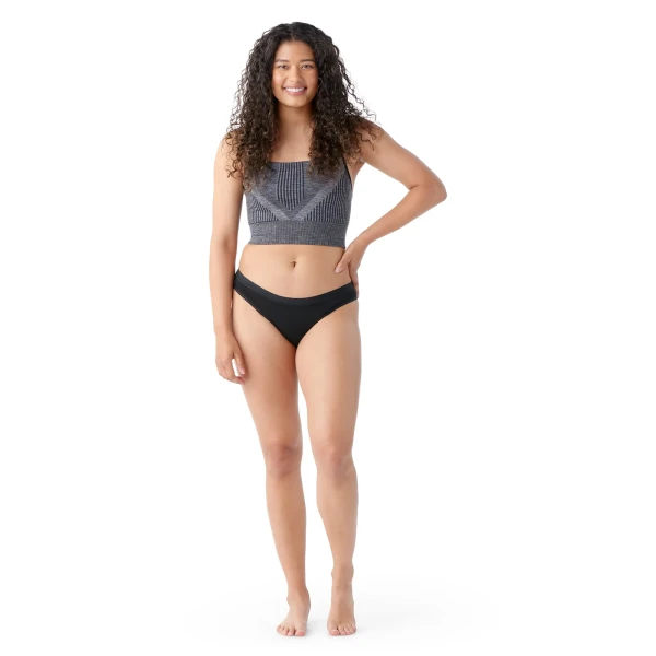 Dámské merino kalhotky SMARTWOOL Women's Merino Bikini Boxed, Black velikost: S