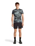 ICEBREAKER Mens Mer 125 Cool-Lite Speed SS T MotionAOP, Flint Blue/Black/Aop (vzorek) velikost: M