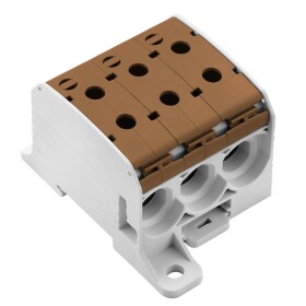 Weidmüller 2874590000 blok rozvaděče šroubovací světle šedá, hnědá 1 ks