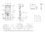 GEBERIT - Duofix Set předstěnové instalace, klozetu Gaia a sedátka softclose, tlačítko Sigma50, chrom/alpská bílá SANI11CA3141B