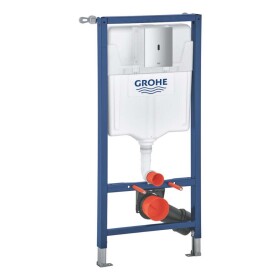 GROHE - Solido Předstěnová instalace s nádržkou pro závěsné WC, bezdotykový splachovač Tectron Bau E, chrom 39883000