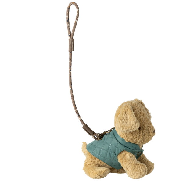 Maileg Postroj a vodítko pro štěňátko Maileg – Blue, modrá barva