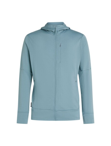 ICEBREAKER Mens Mer 260 Quantum IV LS Zip Hoodie, Flint Blue velikost: L