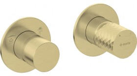 DEANTE - Silia Hexa kartáčované zlato Sprchová baterie, s přepínačem sprchy - horizontální BHS_R46P