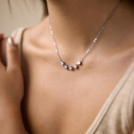 ELENYS Heartline Chain – náhrdelník z prémiové oceli Délka: 41+5 cm / max. 46 cm