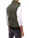 Pánská prošívaná zelená vesta FashionStreet TX4019 XXL