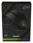 MediaRange černá / Herní myš / optická / 5000 DPI / 8 tlačítek / USB-A / RGB LED (MRGS203)