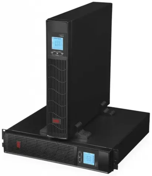 Eurocase EA620RT / Záložní zdroj / 2000 VA / 1600 W / Rack/Tower / USB / LCD displej / Pure sine wave (EA620RT)