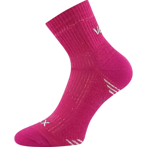 VOXX Ponožky dvouvrstvé z merino vlny OULU středně vysoké FUXIA 39-42 126699