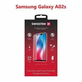 SWISSTEN FULL GLUE COLOR FRAME CASE FRIENDLY sklo pro SAMSUNG GALAXY A02s černá (54501787)