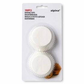 Dortisimo Košíčky na muffiny bílé 7 cm (100 ks)