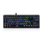 MODECOM Volcano LANPARTY 2 PLUS RGB černá / Mechanická herní klávesnice / GATERON Blue / RGB / USB / US layout (K-MC-LANPARTY2-U-RGB-BLUE)