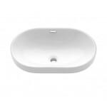 INVENA - Umyvadlo na desku NIKE 60 cm oval CE-28-060-W