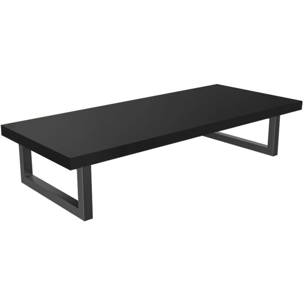 CERANO Deska pod umyvadlo Navira Pro + 2 konzole pod desku - černá matná - 60x46x3,6 cm - 606030