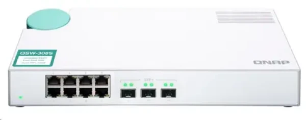 QNAP QSW-308S / Switch / 8x RJ-45 10|100|1000 / 3x 10G SFP (QSW-308S)