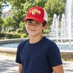 Outerstuff Dětská kšiltovka Calgary Flames NHL Lockup Meshback Adj.