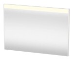 DURAVIT - Brioso Zrcadlo s LED osvětlením 70x102x5 cm, lesklá bílá BR7003022220000