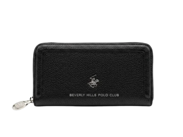 Dámská peněženka Beverly Hills Polo Club zip BH-4204-01 černá