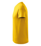 V-neck tričko unisex žlutá 2XL