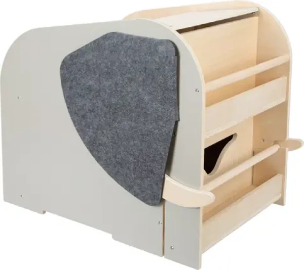 Small Foot Box na hračky se sedadlem a kolečky slon "Wildlife" / od 12 měsíců (LE12423)