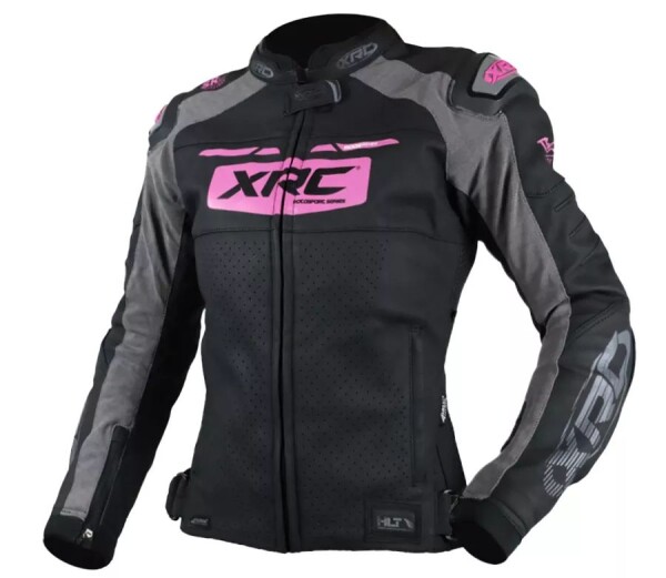 Dámská bunda Xrc Moos 2.0 Hlt leather blk/pink/grey - 54 / černá