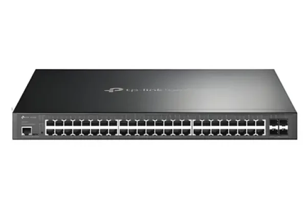 TP-Link Omada / Switch / 48x1G PoE+ / 4x 10G SFP+ / L2+ Managed / 1U (SG3452XP)