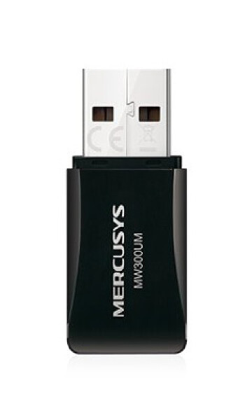 Mercusys MW300UM / Wireless USB Adaptér / 802.11n / 2.4 GHz / 300 Mbps (MW300UM)