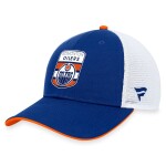 Fanatics Pánská kšiltovka Edmonton Oilers Draft 2023 Podium Trucker Adjustable Authentic Pro