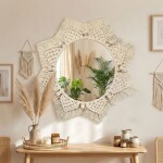 REA - Nástěnné zrcadlo Boho 53CM 322048 HOM-03004