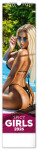 Nástěnný kalendář vázankový/kravata 2026 NOTIQUE - Spicy Girls, 12 x 48 cm