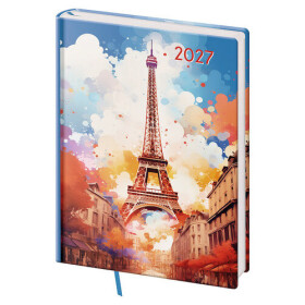 Diář 2027 týdenní B6 Vario Lyra - Paris