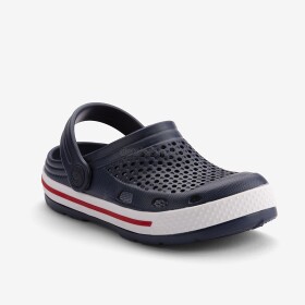 Dětské plážovky Coqui 6423 Navy/White Velikost: 28-29