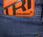 Pánské džíny na moto Trilobite Uptown skinny fit monolayer Aaa blue - 32 / modrá