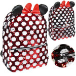 Mamido Disney Myška Minnie Batoh Roztomilý Stylový Flitrový 40 cm