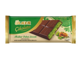 Dubai mléčná čokoláda s pistáciovou náplní s těstovými nudlemi kadayif 93g