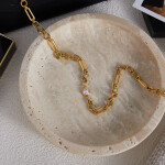 ELENYS Unity Chain – pozlacený náhrdelník 18K žluté zlato Délka: 45+5 cm / max. 50 cm