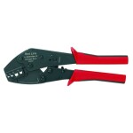 KNIPEX - kleště lisovací - 230mm - čtyřtrnové, stočené kontakty Harting; Ilme; Phoenix; Amphenol; Walther; HTS;Contact; Weidmüller 0.14-6mm², v plastovém kufříku s pěnovou vložkou (975265)