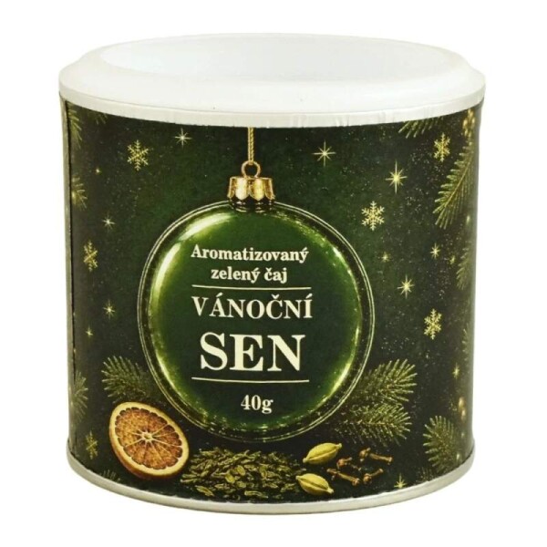 Zelený čaj Vánoční sen v dóze 40g