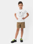 Chlapecké tričko 4FJSS23TTSHM294-10S bílé 4F cm