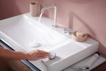 HANSGROHE - Xelu Q Umyvadlo 80x48 cm, bez přepadu, 2 otvory pro baterii, SmartClean, bílá 61025450